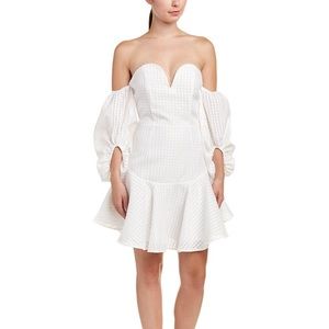 NEVER WORN-All White off the shoulder Garcia Dress